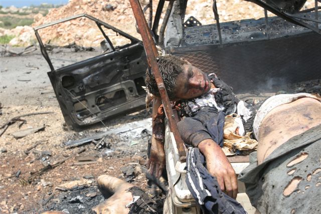 Victims of Israelis attack of convoy in Lebanon